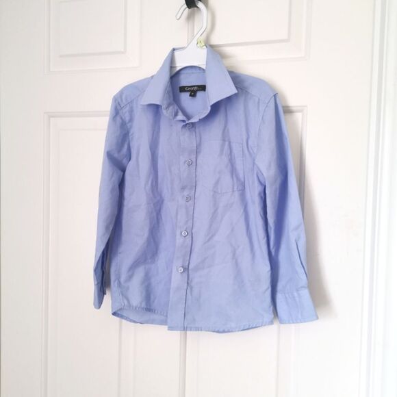 3/$15 George Boys dress shirt size 5 - Picture 1 of 4